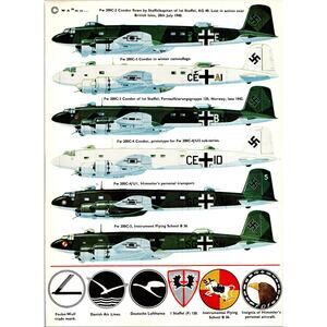 Insignia Of Himmler's Personal Aircraft 1969 Aircraft Warplane Print SV27-3